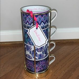 NWT Lilly Pulitzer Mug Set